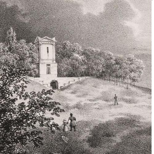 graftombe in 1829, Mourot