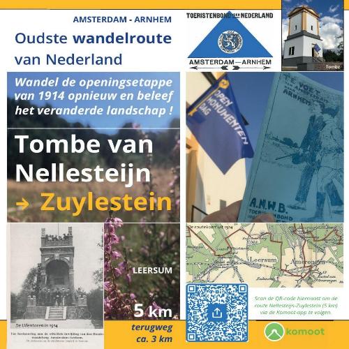 Tombe als historisch startpunt van de oudste ANWB-wandelroute